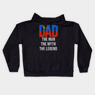 Liechtensteiner Dad The Man The Myth The Legend - Gift for Liechtensteiner Dad With Roots From Liechtensteiner Kids Hoodie